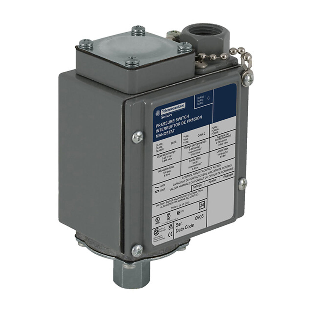 Pressure Sensor & Pressure Switch เซ็นเซอร์วัดความดัน Telemecanique Sensors code 9016GAW2