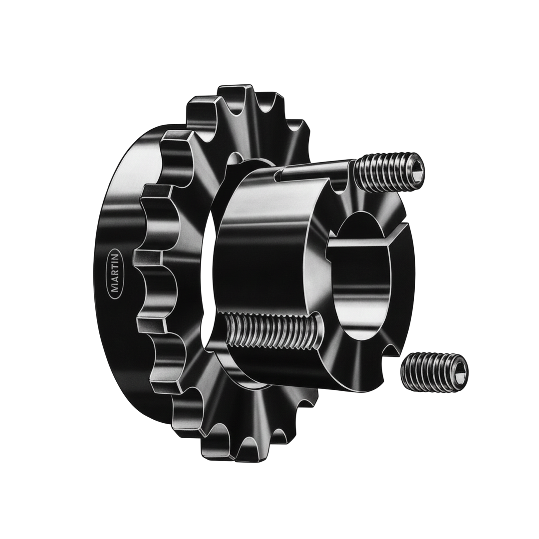 Couplings Martin Stock Roller Chain Couplings Taper Bushed Couplings Type “TBH” and “TBF” IS0816TBF