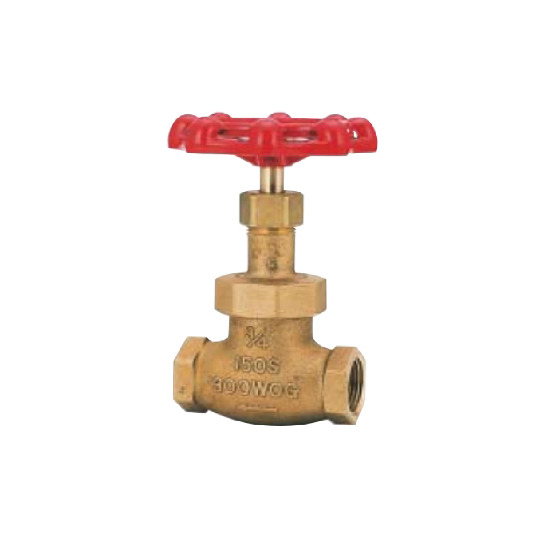 Globe Valve ทองเหลือง โกลบวาล์ว kitz รุ่น Fig. AK150D
1/2 นิ้ว (15 มม.)