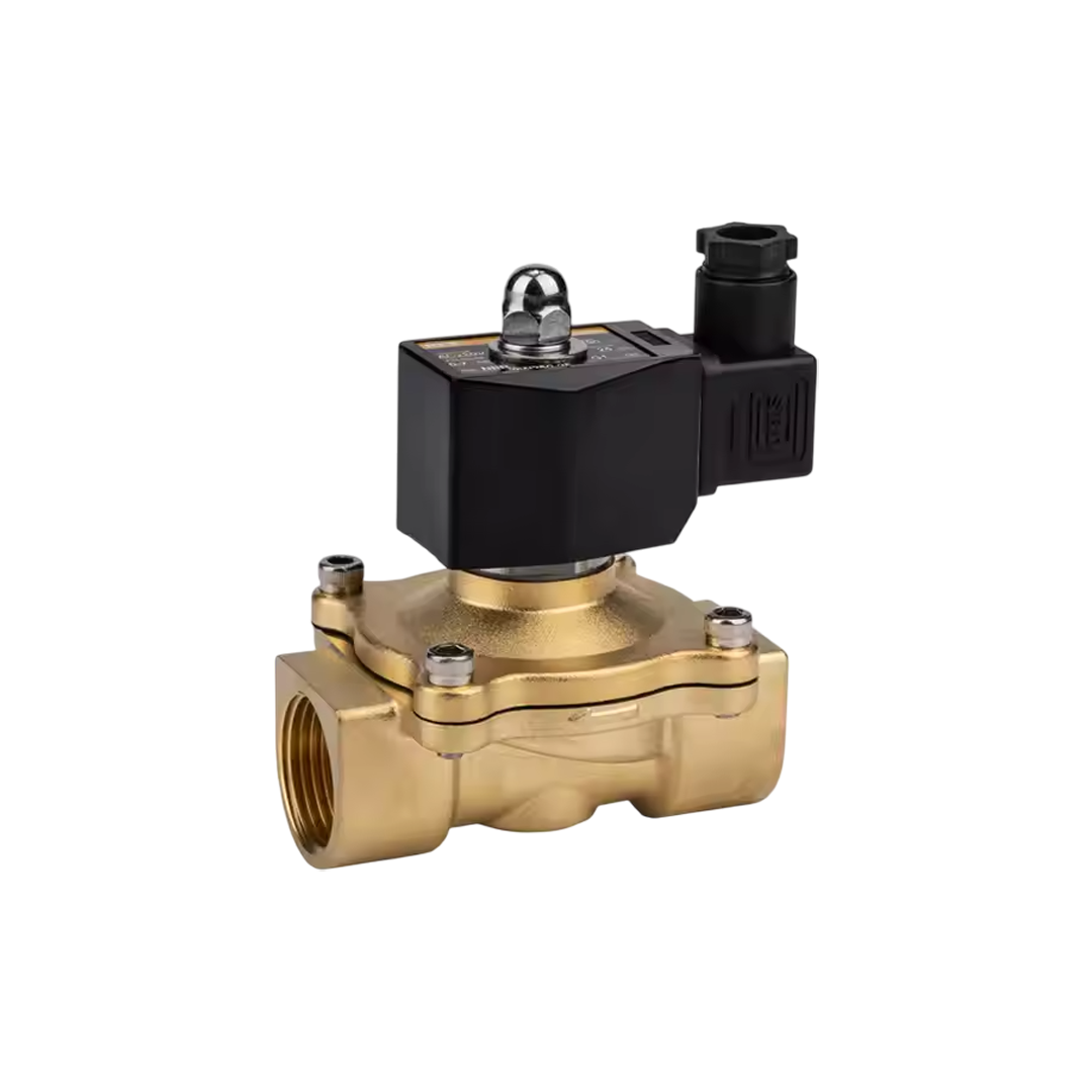 BK โซลินอยด์วาล์ว ทองเหลือง Model 2WK025-06 ขนาด 1/8 นิ้ว 12VDC