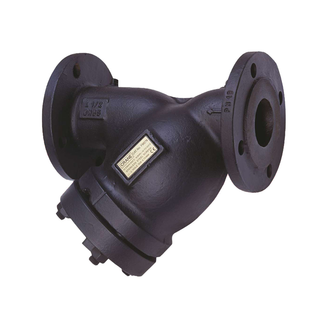 Y-Strainer Crane 6 นิ้ว Cast Iron, Y-Pattern, SS Screen, Model FM276 Class PN16 (232 Psi)