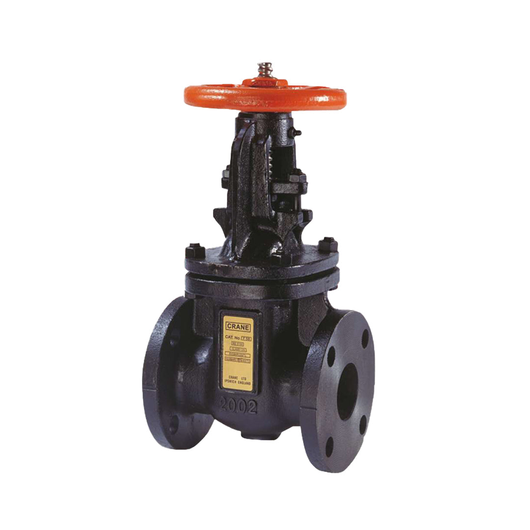 Gate Valve Crane 5 นิ้ว Cast Iron, OS&Y Rising Stem, Model F58 Class 125 (200 Psi)