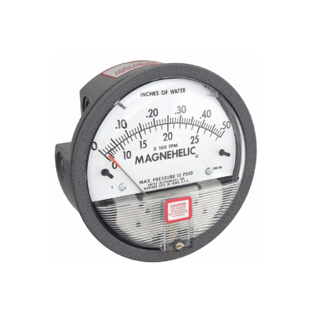 Dwyer Magnehelic Differential Pressure Gage 2000-0AV