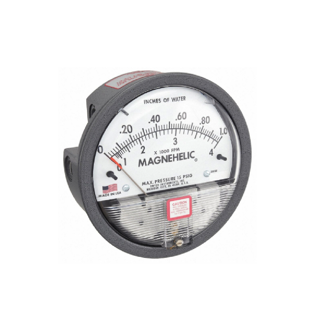 Dwyer Magnehelic Differential Pressure Gage 2001-AV