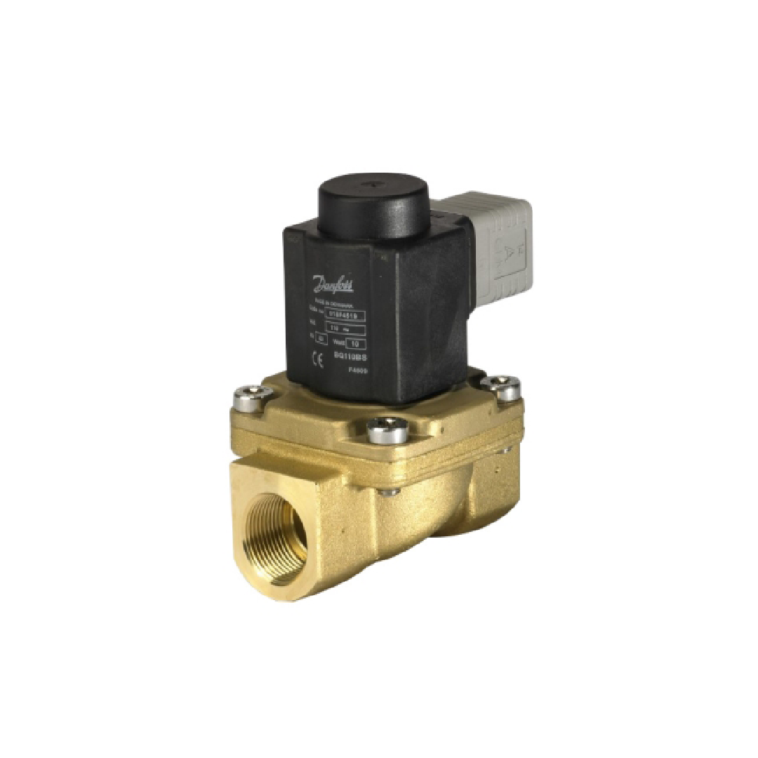 Danfoss Solenoid valve, EV225B, Function: NC, NPT, 1/2, 3 m³/h, PTFE 032U3692
