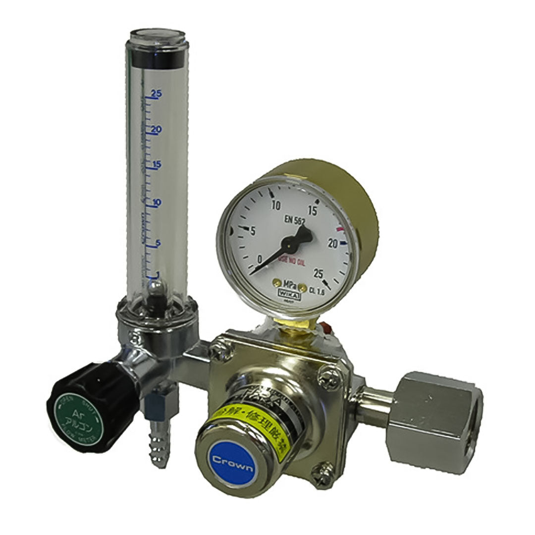 Pressure Regulator Yutaka Crown ตัวควบคุมแรงดันแบบไม่แปรผัน Crown พร้อมมาตรวัดการไหล ซีรี่ส์ FR-1A รหัสสินค้า FR1A-3-5A25-2RFH85-F25