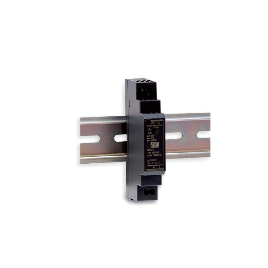 เพาว์เวอร์ซัพพลาย Mean Well 15W Ultra Slim Step Shape DIN Rail HDR-15-24