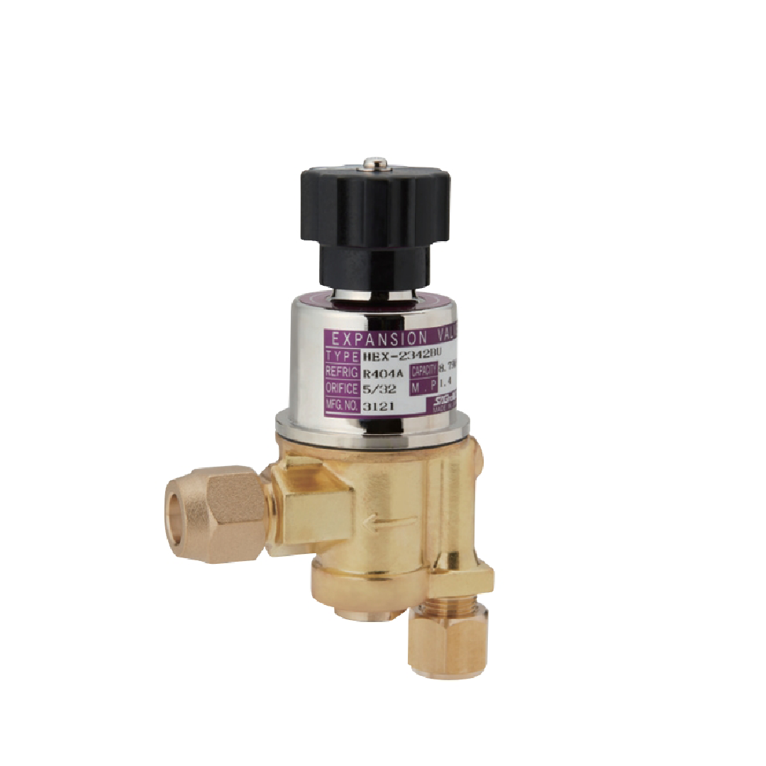 Saginomiya Manually operated expansion valves Type HEX Type HEX-B 2342B