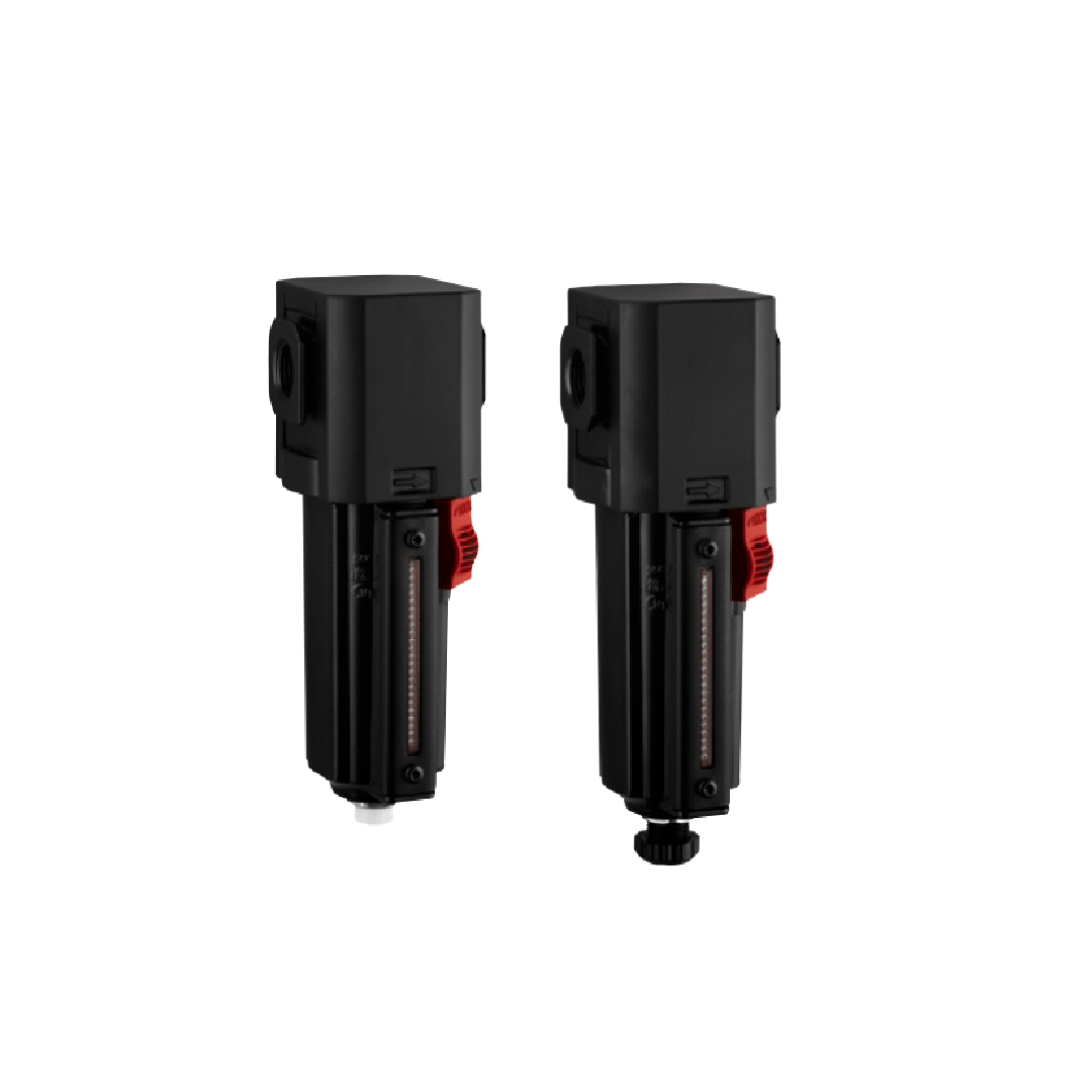 Norgren HF84G-6AN-MM3 ตัวกรองอเนกประสงค์ Excelon Plus สำหรับการใช้งานในอุณหภูมิที่รุนแรง PTF 3/4", 40µm, การระบายด้วยมือ