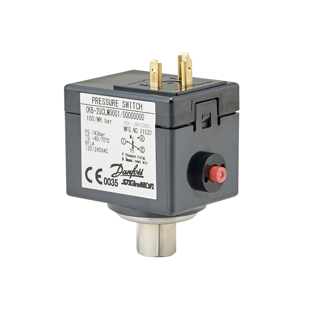 สวิตช์แรงดัน CO₂ Danfoss Pressure switch, CKB 061Z2008