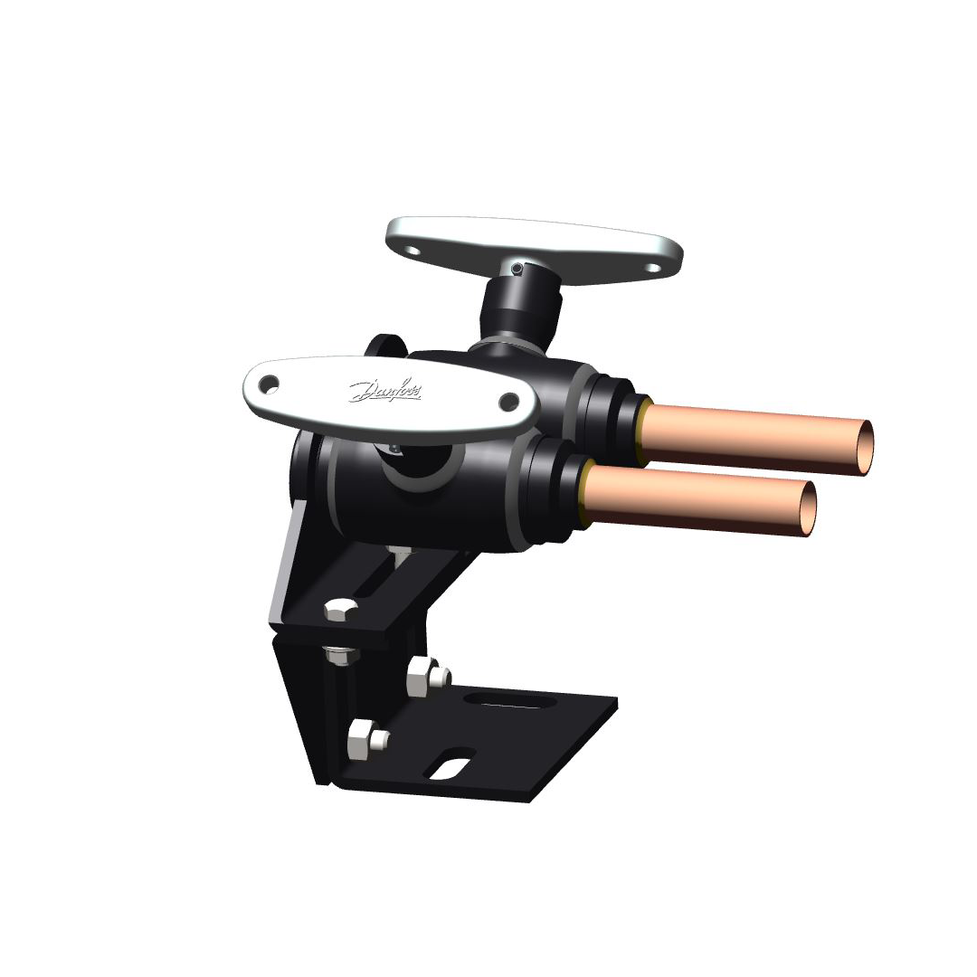 บอลวาล์ว Danfoss 065N7278 Ball valves, JIP-IC-TW, double piped, Reduced Bore, PN 16, DN 15, Internal thread / Copper