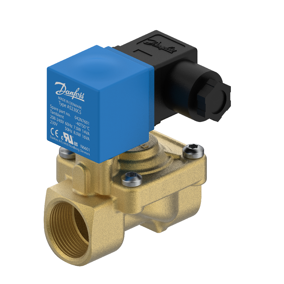 Danfoss Solenoid valve, EV220S, Function: NC, G, 3/4, 5 m³/h, EPDM 042U491719