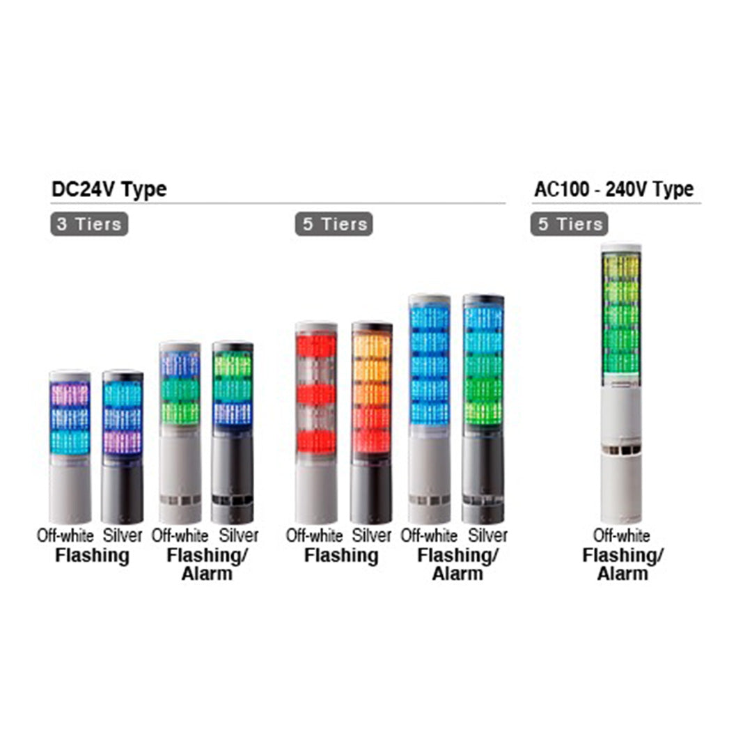 Warning Light ไฟสัญญาณเตือน Patlite ชุด LA6 code LA6