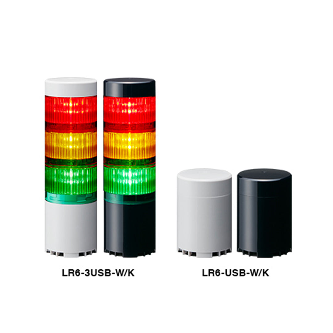Warning Light ไฟสัญญาณเตือน Patlite LR6-USB code LR6-USB
