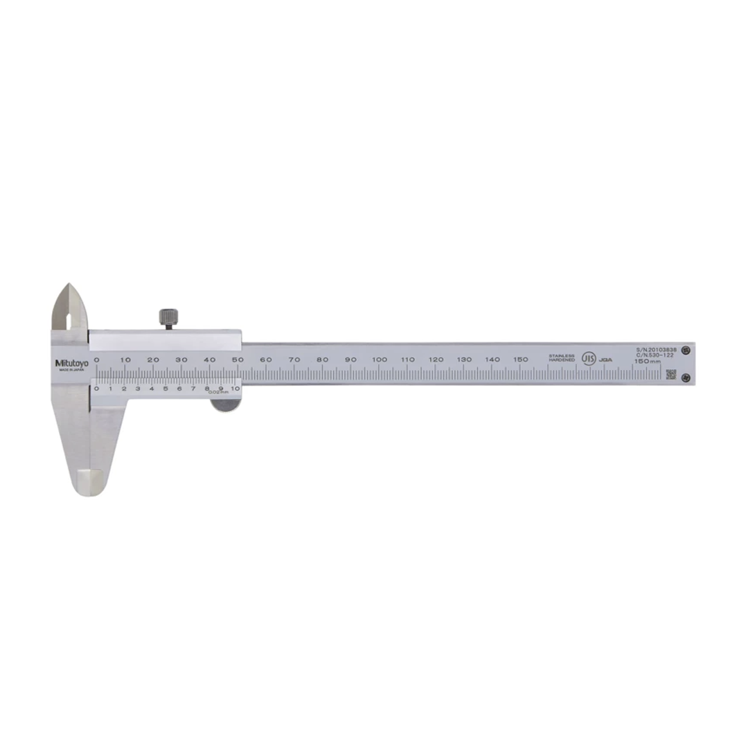 Mitutoyo Calipers Vernier Caliper 0-150 mm, 0,02 mm, Metric Code 530-122