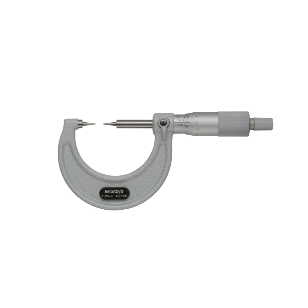 ไมโครมิเตอร์ Mitutoyo Series 112 Point Micrometer (Metric), Carbide Tips Optional Code 112-153