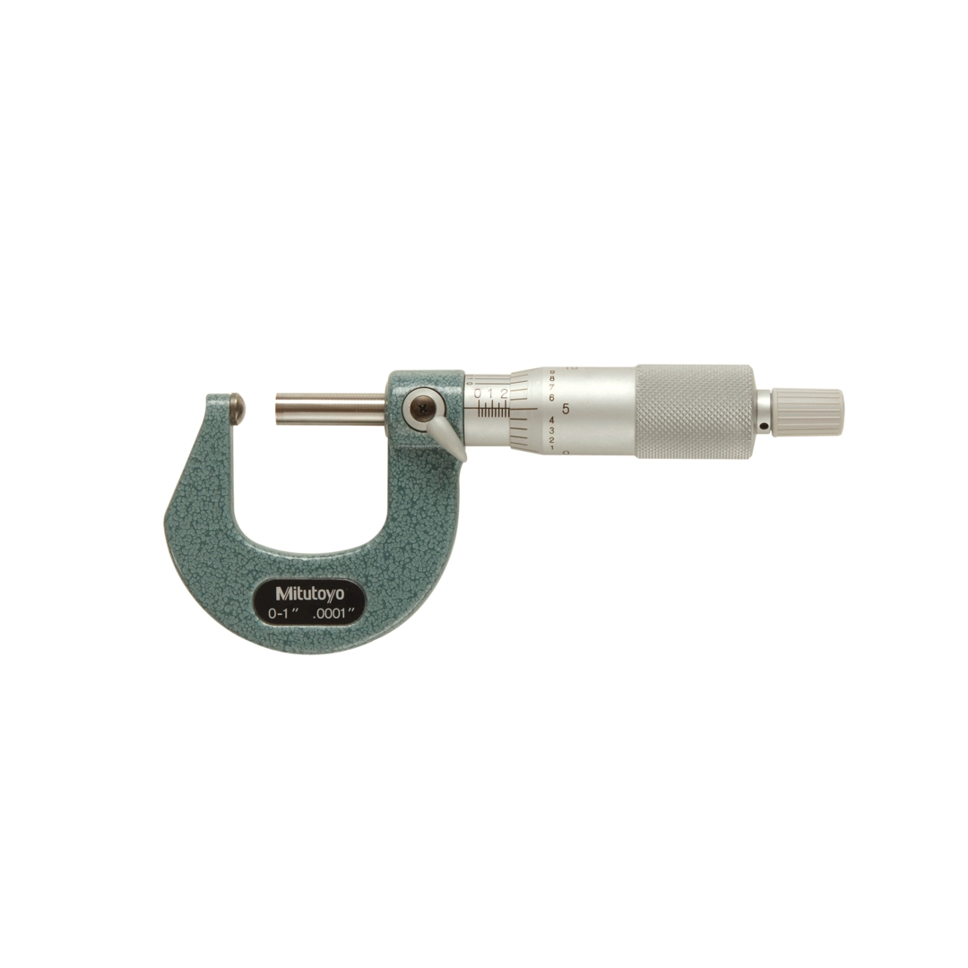 ไมโครมิเตอร์ Mitutoyo Series 115 Spherical Face Micrometers with Spherical Anvil (Inch) Code 115-153
