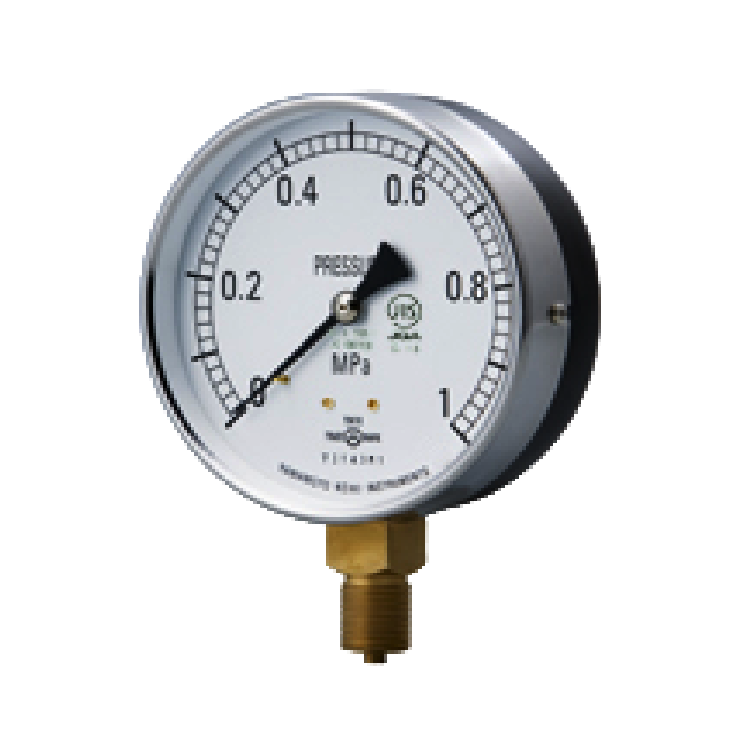 Ordinary Pressure Gauge Yamamoto PG-38-AR 35 Mpa