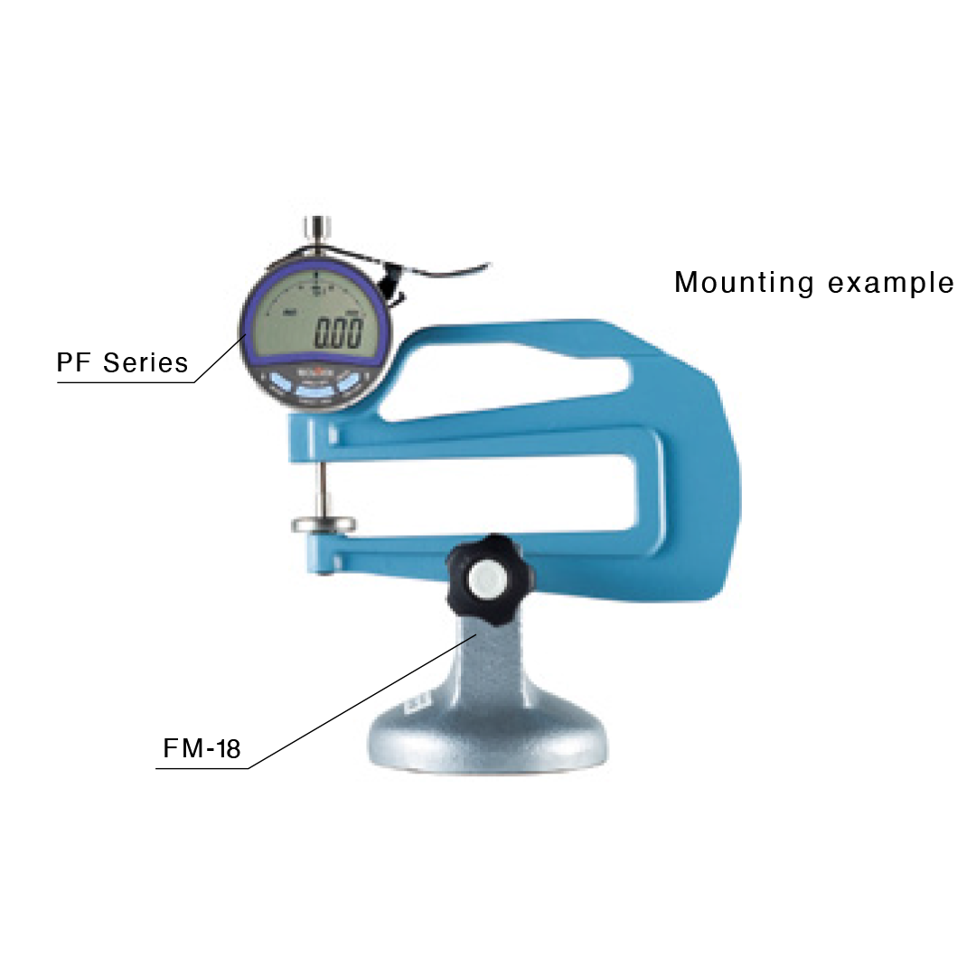 Teclock เครื่องมือวัดความหนาแรงดันคงที่ PG-17A