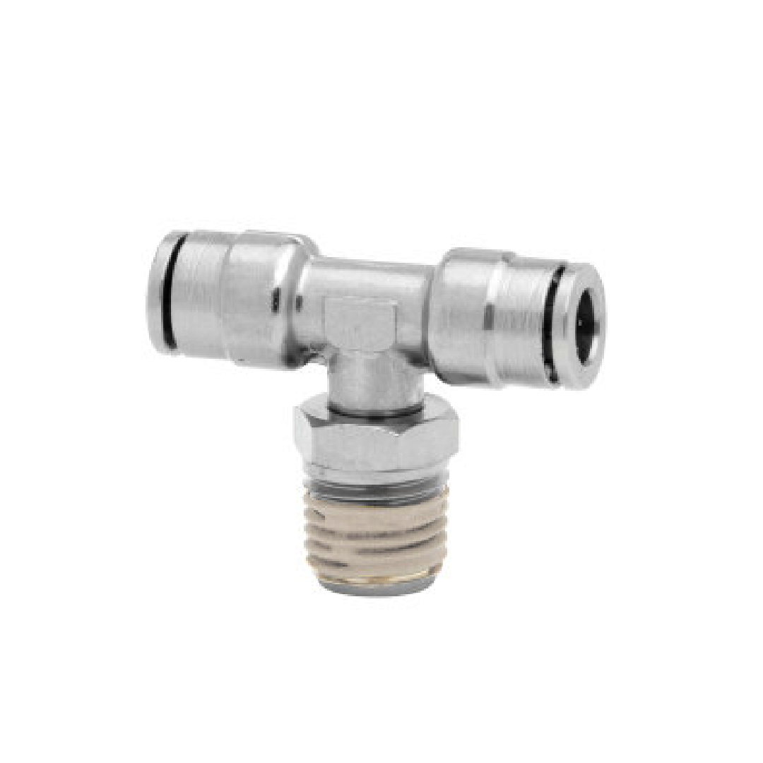 Norgren C0267040 ข้อต่อสวมเร็วแบบ C ข้อต่อสามทางทีหมุน 4 มม.