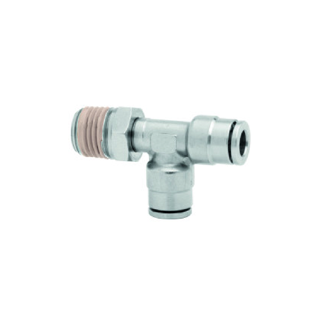 Norgren C0267040 ข้อต่อสวมเร็วแบบ C ข้อต่อสามทางทีหมุน 4 มม.