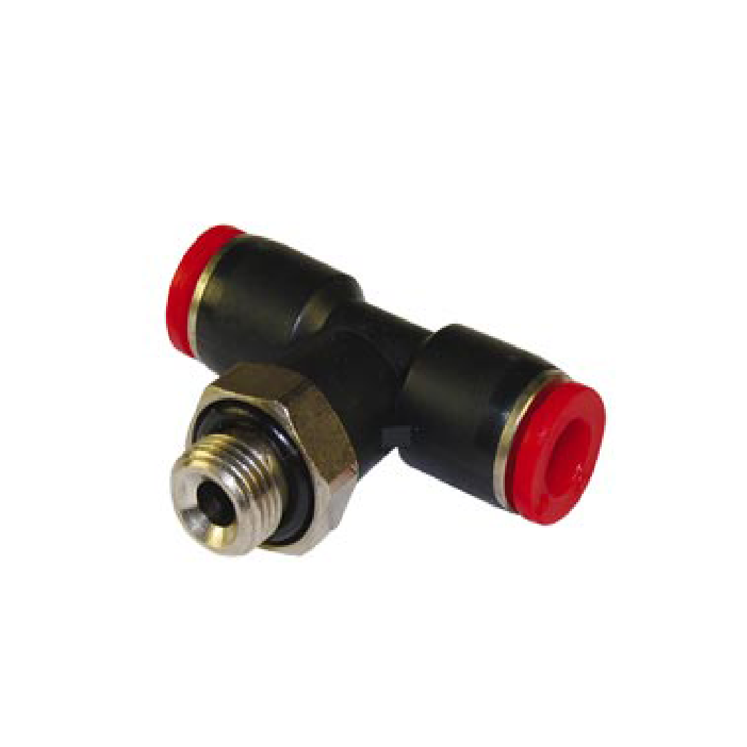 Norgren C0267040 ข้อต่อสวมเร็วแบบ C ข้อต่อสามทางทีหมุน 4 มม.