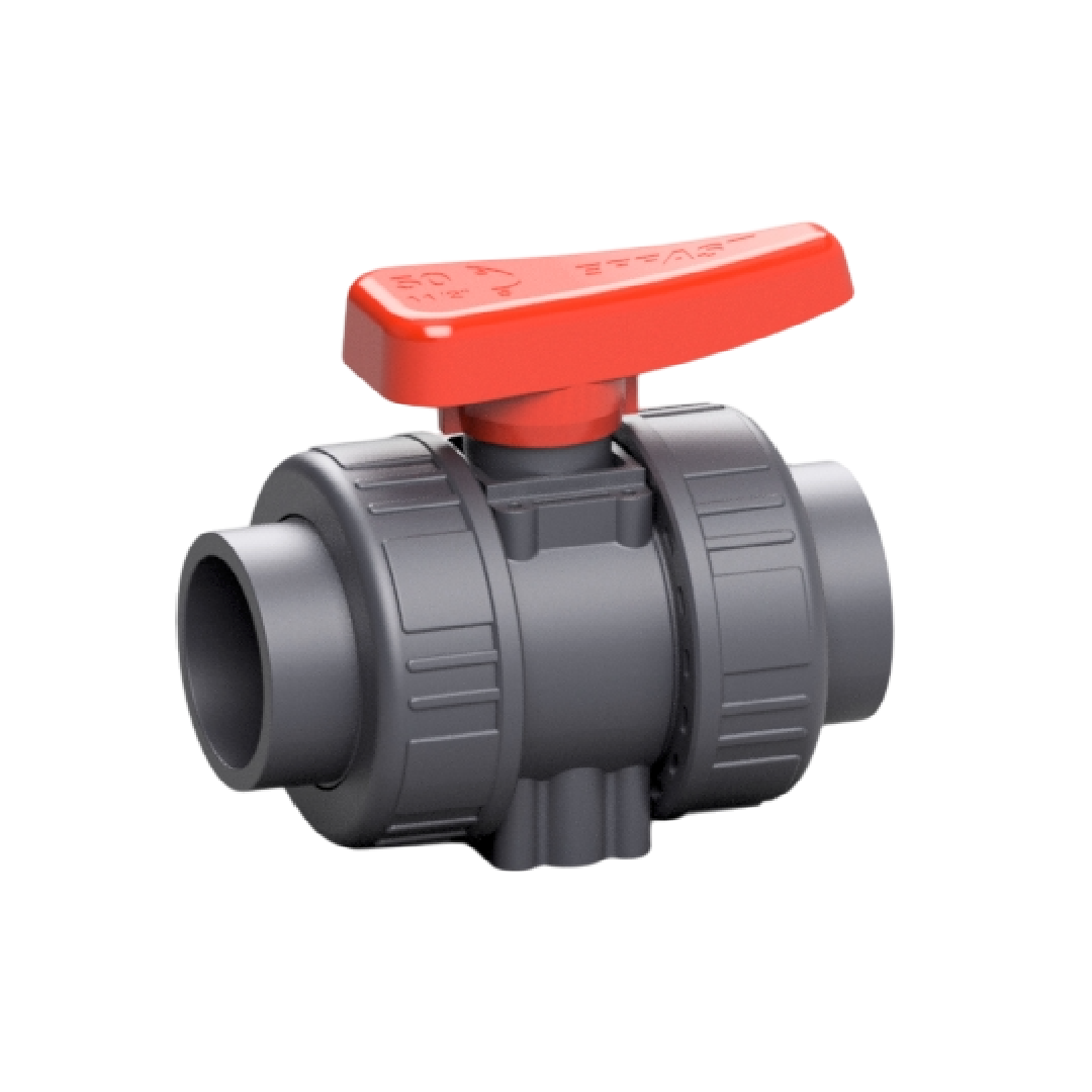 Effast บอลวาล์ว PVC-U true union ball valve BK1 FKM BDRBK1D032V