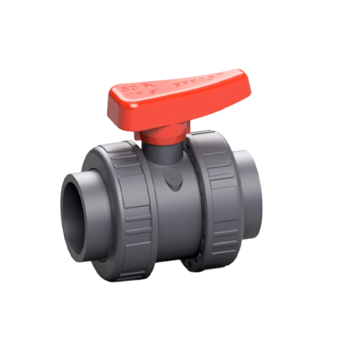 Effast บอลวาล์ว PVC-U True Union Ball Valve BX, Flanged EPDM BDRBXF0900
