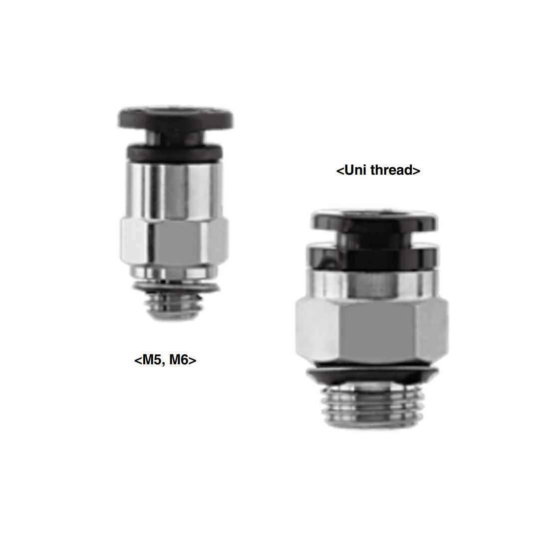 ข้อต่อลม Fittings SMC One-touch code KAH10-U04