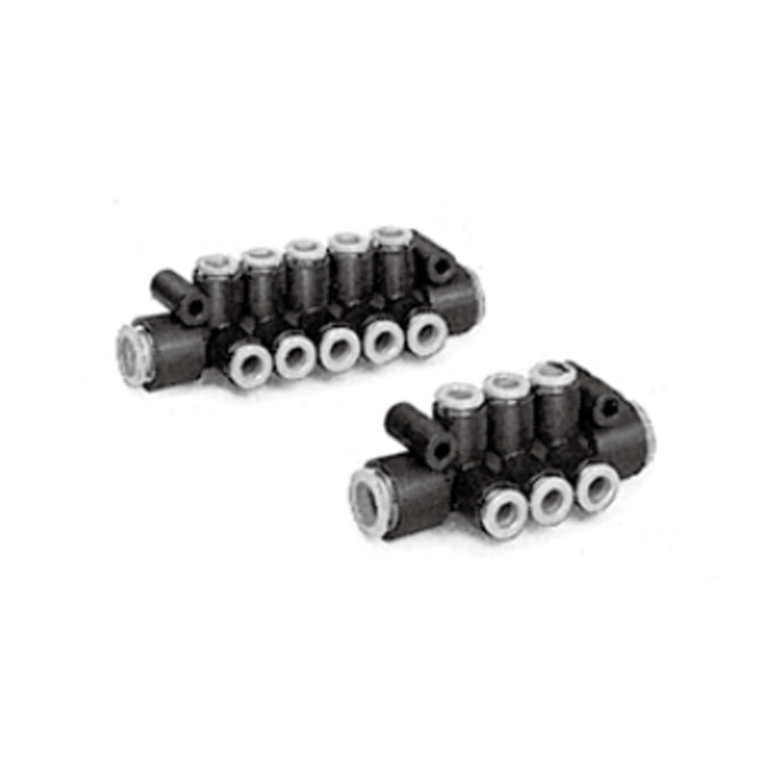 ข้อต่อลม Fittings SMC One-touch code KM16-06-06-3