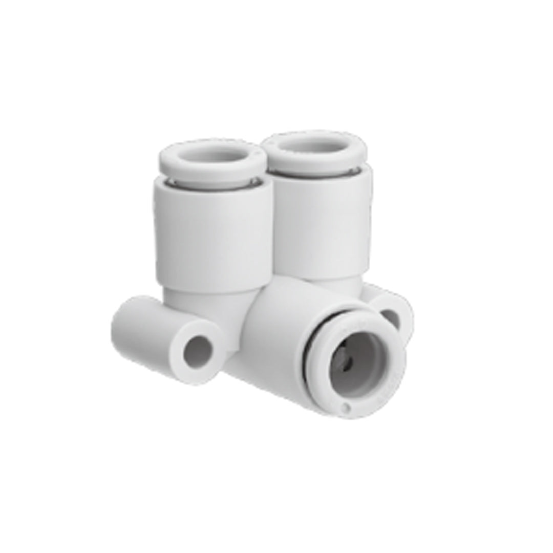 ข้อต่อลม Fittings SMC One-touch code KQ2LU10-00A