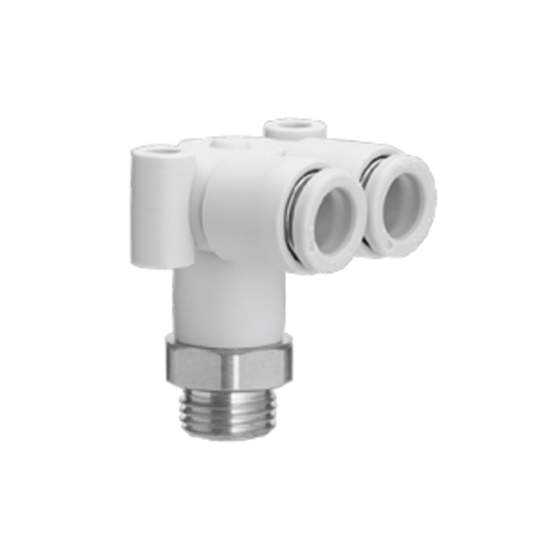 ข้อต่อลม Fittings SMC One-touch Fittings code KQ2LU06-02_P