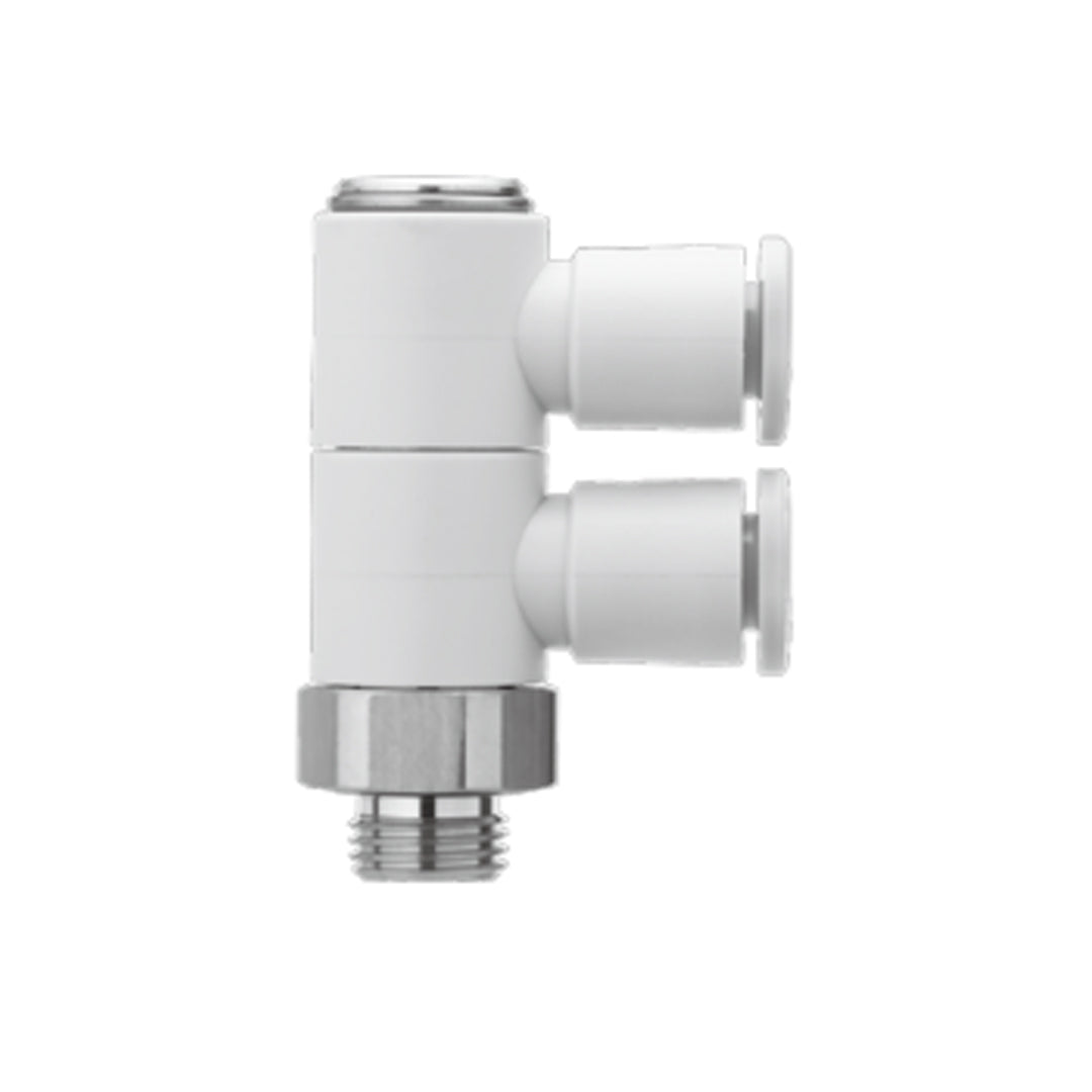 ข้อต่อลม Fittings SMC One-touch Fittings code KQ2VD06-03_P1