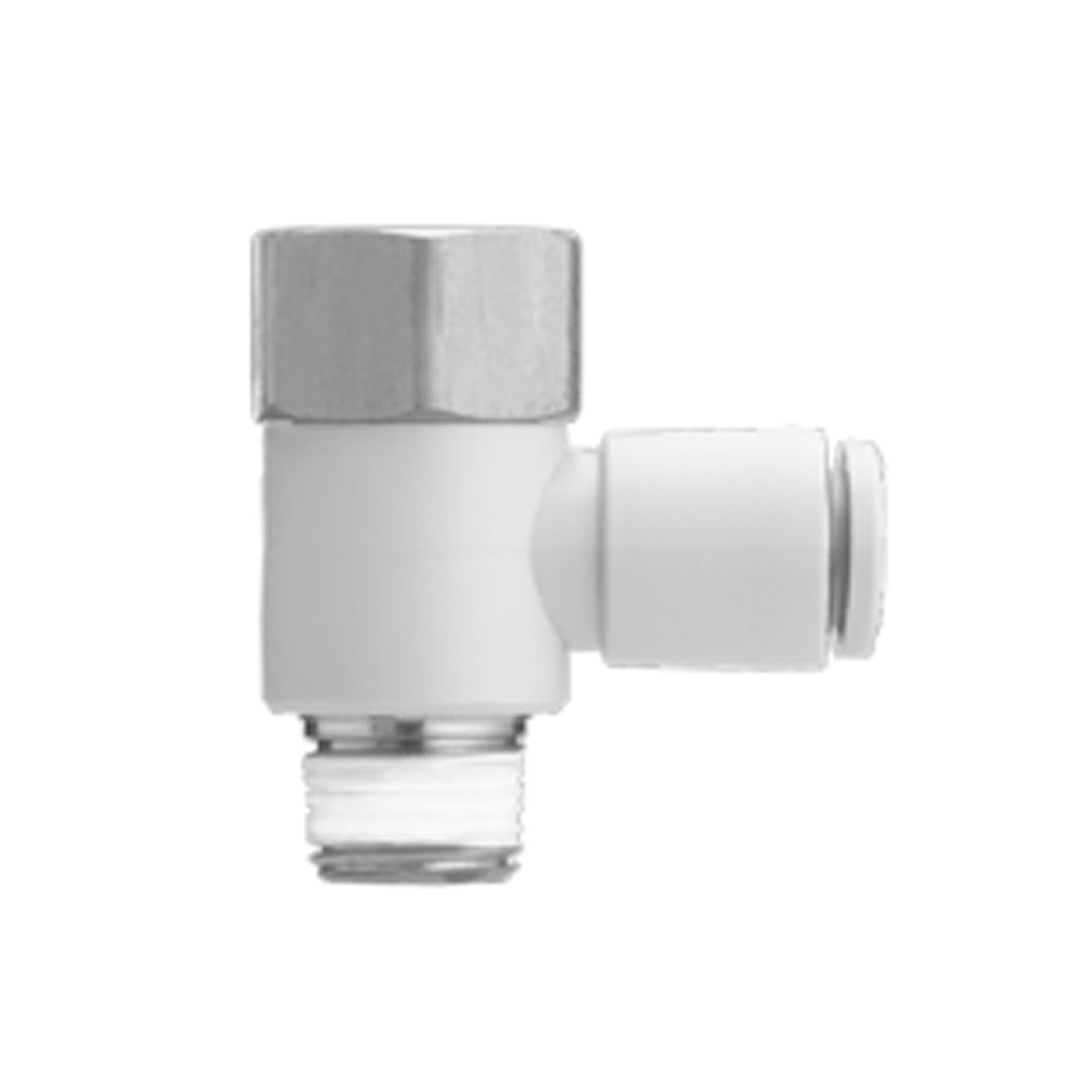 ข้อต่อลม Fittings SMC One-touch Fittings code KQ2VF10-02-S