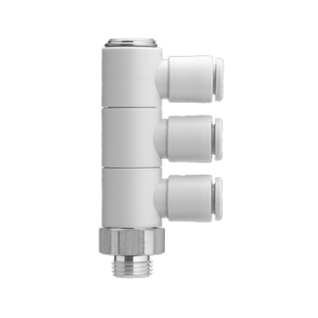 ข้อต่อลม Fittings SMC One-touch Fittings code KQ2VT12-02-☐P