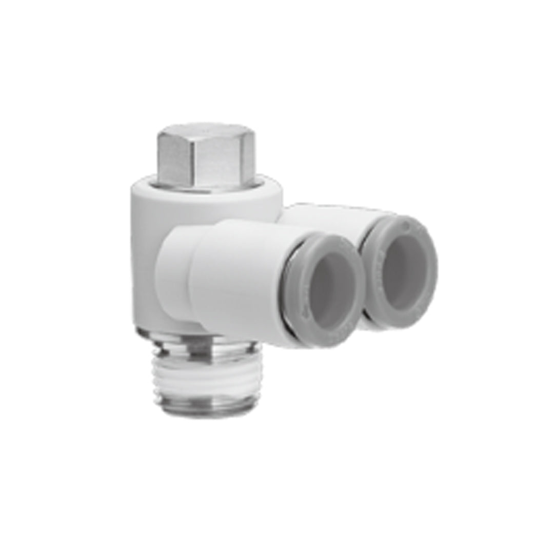 ข้อต่อลม Fittings SMC One-touch Fittings code KQ2Z07-35 S