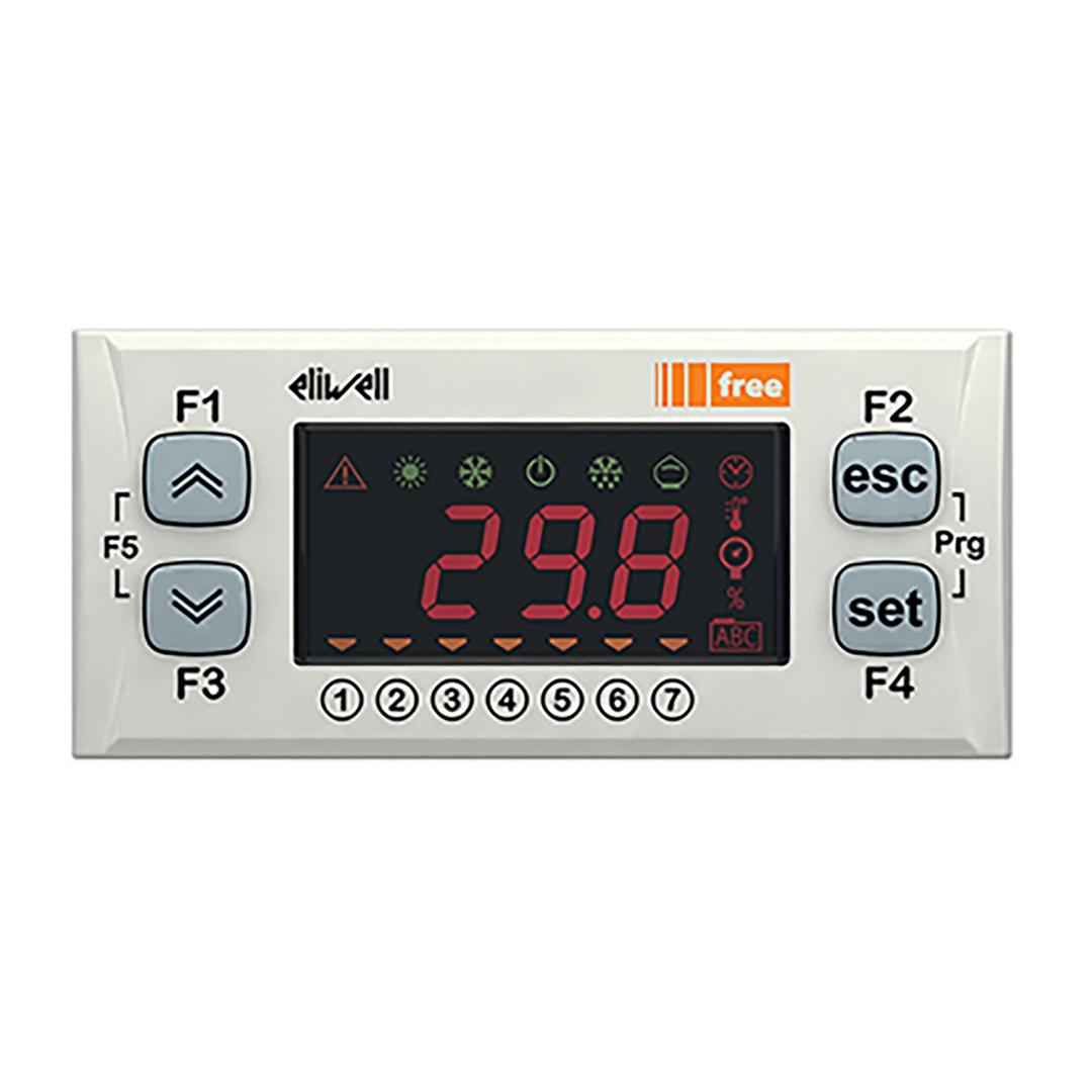 Eliwell คอนโทรลเลอร์แบบตั้งโปรแกรมได้ขนาดกะทัดรัด free smart smp5500/c/s Code SMP5500050450