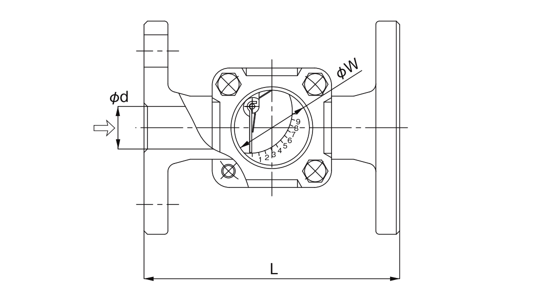 Yoshitake Sight Glass SF-1F 1/2นิ้ว 15A