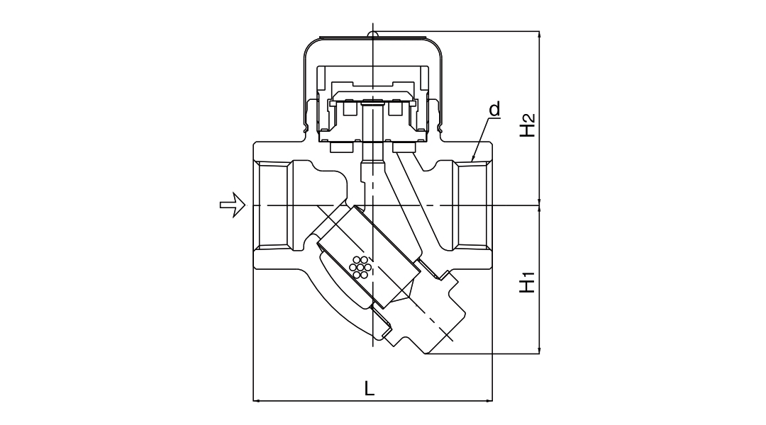 Yoshitake Steam Trap สตีมแทรป 1/2นิ้ว 15A TD-10NA