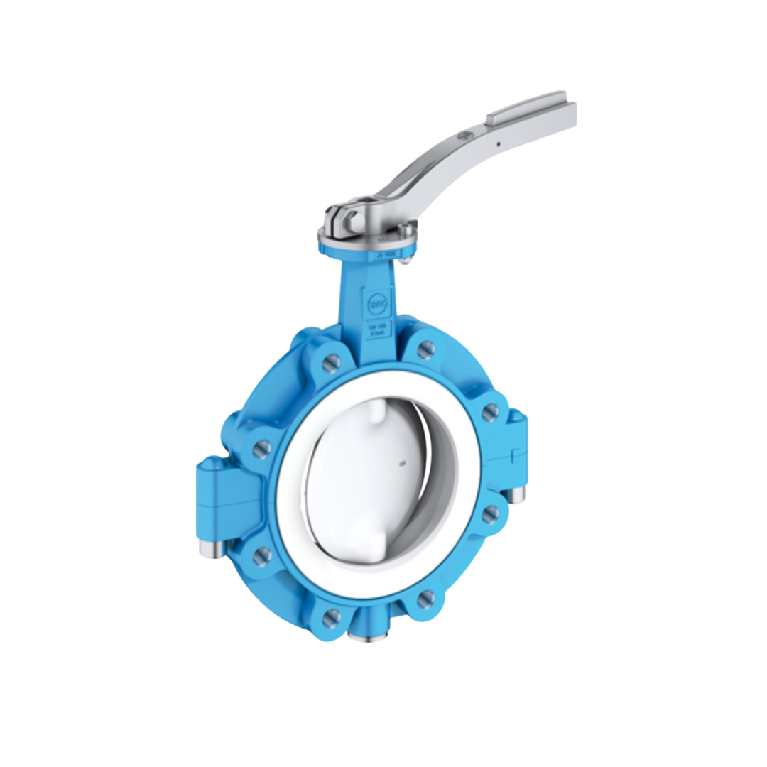 EBRO Butterfly Valve Lug Type T214-A EN-JS 1025 Cast Iron 300 DN 12 นิ้ว 10 บาร์