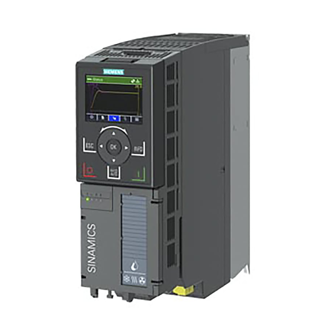 Siemens Inverter Drive SINAMICS G120X Series 3 kW 3 Phase 380 → 480 V ac 6.9 A Code 6SL3220-2YE18-0UF0