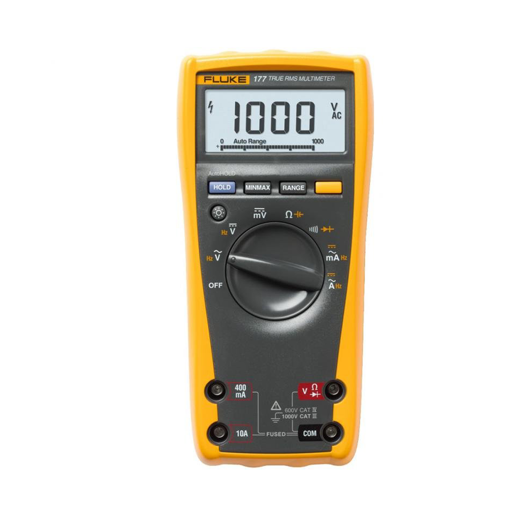 Fluke 177 True-RMS Digital Multimeter with display backlight