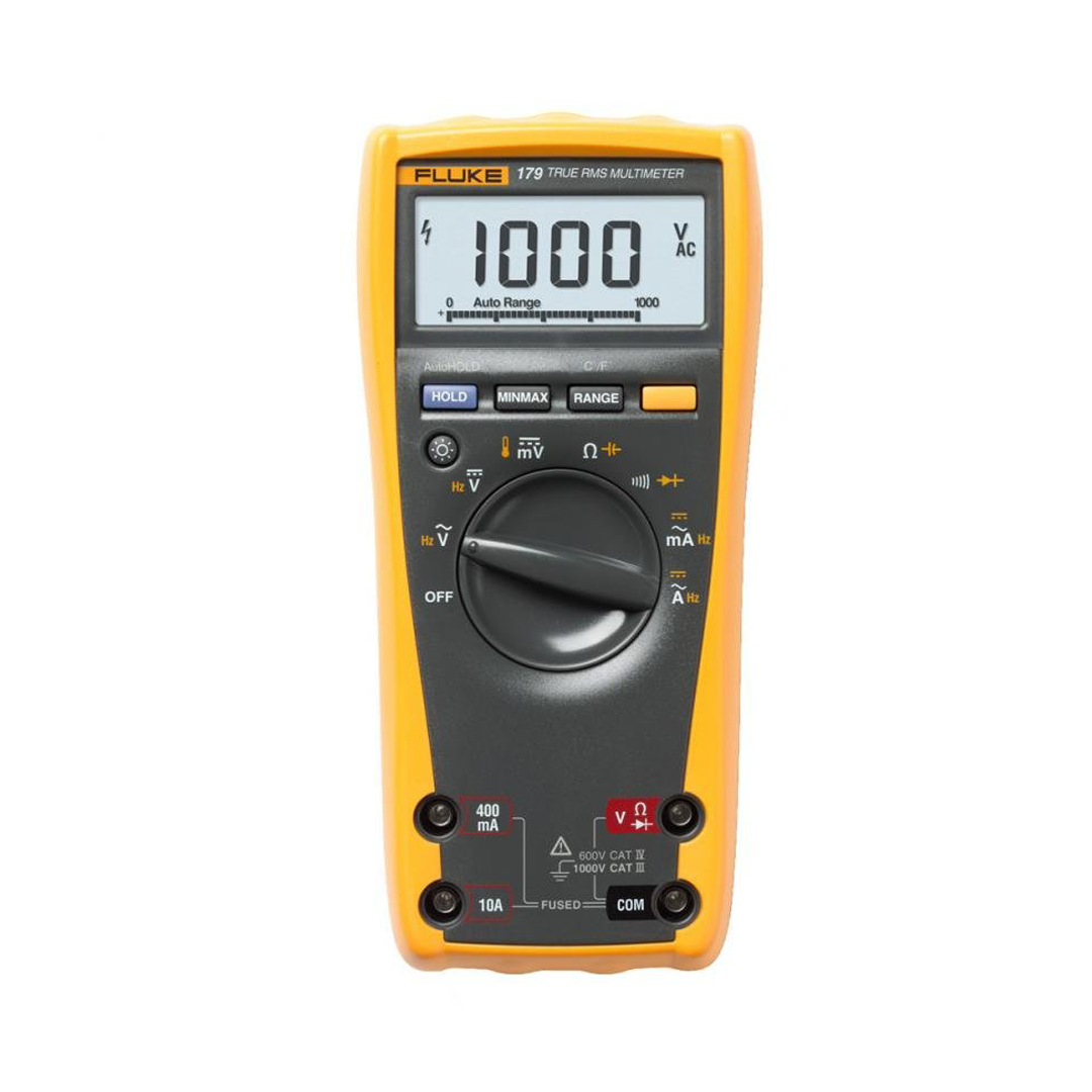 Fluke 179 TRMS Digital Multimeter with temperature readings