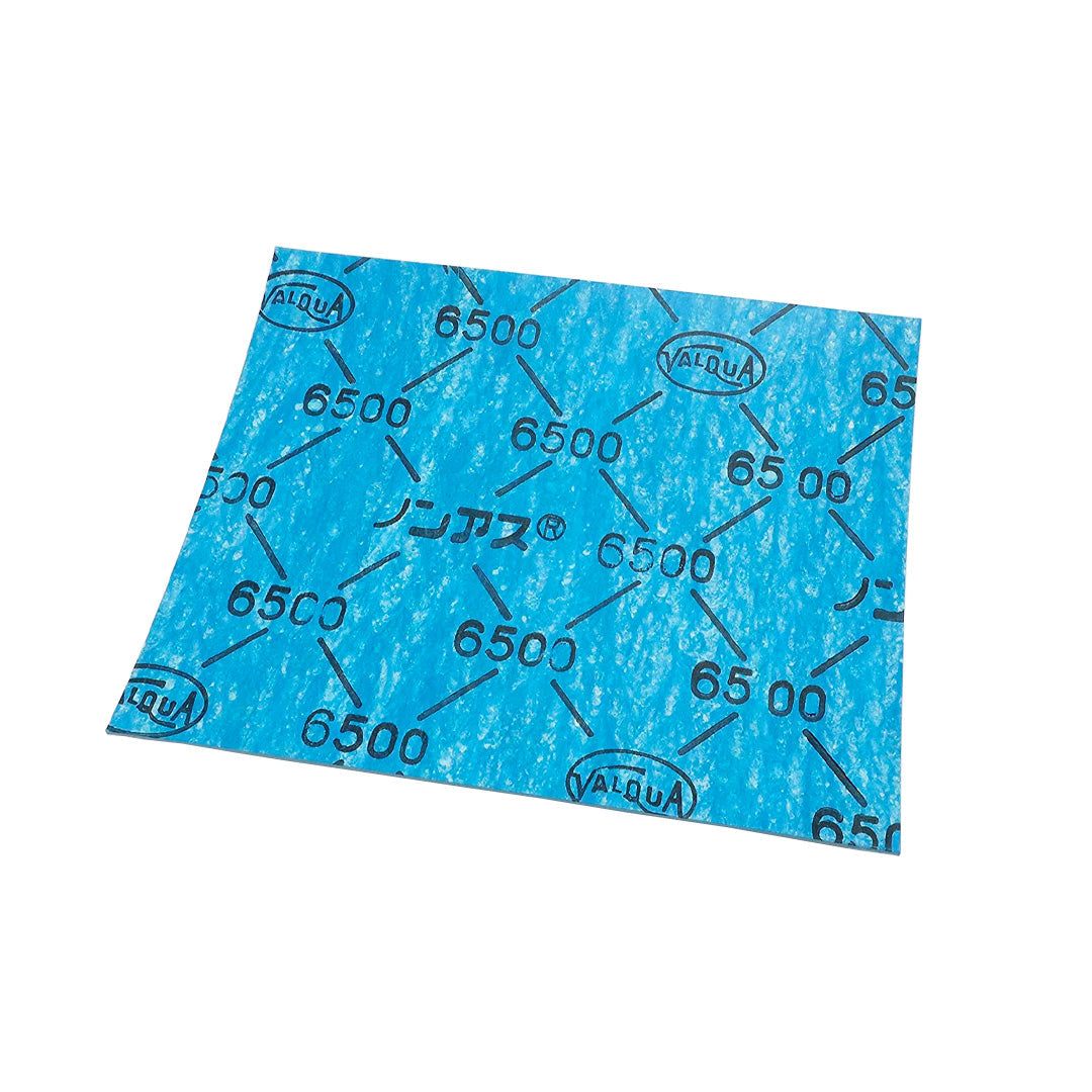 ปะเก็นแผ่น Non-Asbestos VALQUA V 6500 ขนาด 1,524 (60 นิ้ว) x 3,810 มม. (150 นิ้ว) หนา 0.4 มม. (1/64 นิ้ว)
