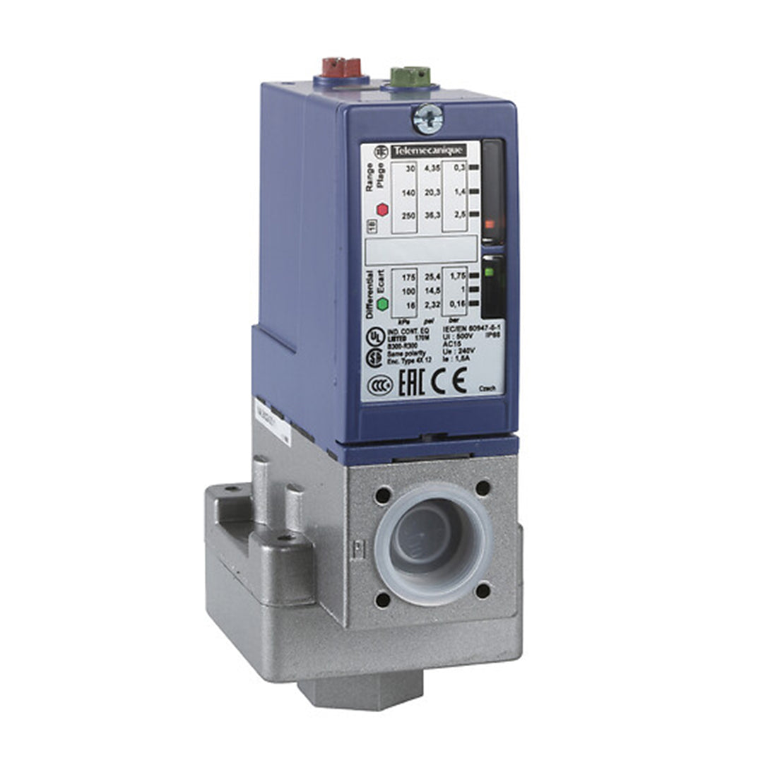 Pressure Sensor & Pressure Switch เซ็นเซอร์วัดความดัน Telemecanique Sensors code XMLBM02V2S11