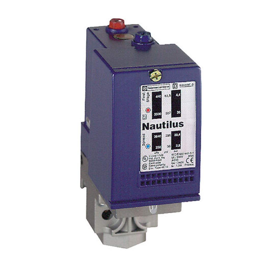 Pressure Sensor & Pressure Switch เซ็นเซอร์วัดความดัน Telemecanique Sensors code XMLD500D1S11