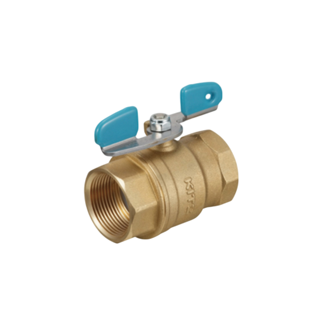 บอลวาล์ว KITZ 0.5 นิ้ว (15 มม.) รุ่น ZET Brass (ball valve KITZ)