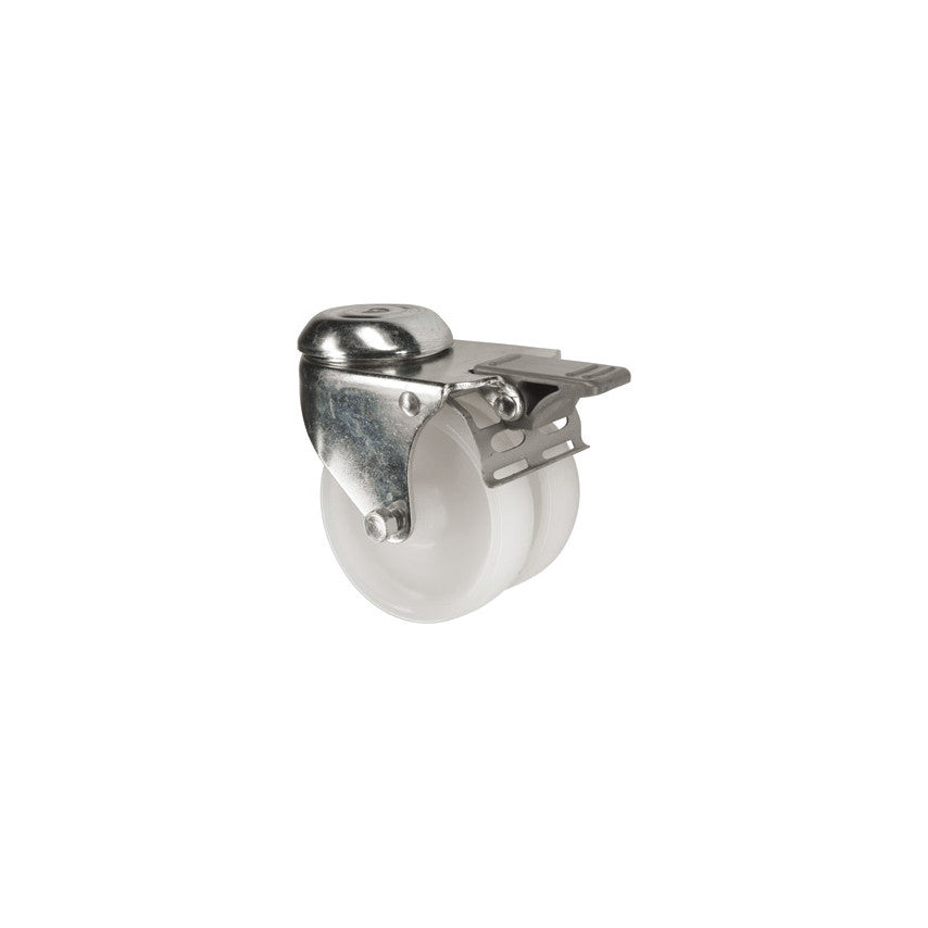 BRAKED SWIVEL BOLT HOLE TWIN 50mmPOLYPROPYLENE รหัส ATL9450400K