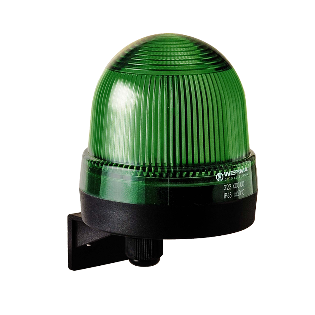 Signal and traffic lights WERMA รุ่น EvoSIGNAL Mini-Midi-Maxi Signal Beacons Permanent Beacon WM 12-230VAC/DC GN 223.200.00 ไฟสัญญาณ