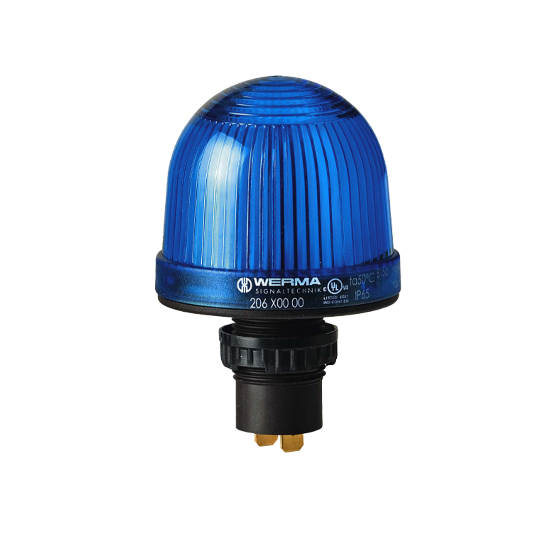 Signal and traffic lights WERMA รุ่น EvoSIGNAL Mini-Midi-Maxi Signal Beacons Permanent Beacon EM 12-48VAC/DC BU 206.500.00 ไฟสัญญาณ